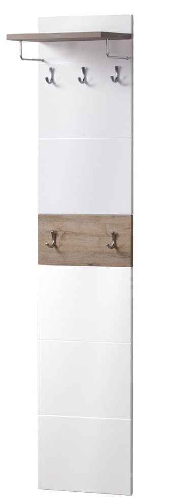 Прихожая "Альфа" Вешало большое 1820*400 Пикар/бел.глянец